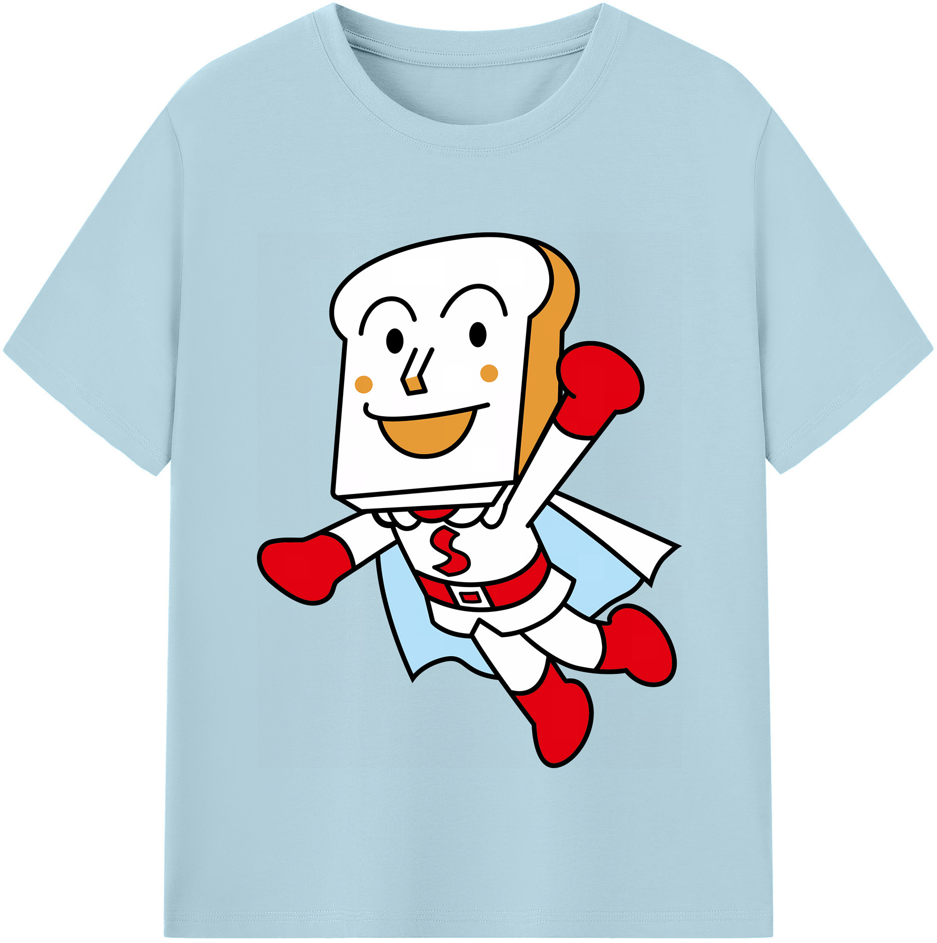（画像用） アンパンマン Anpanman 綿100％半袖Tシャツ（フロントプリント）